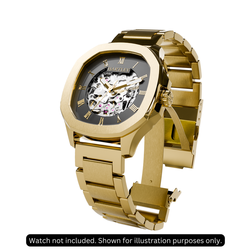 Gold Steel Bracelet Example Image 1