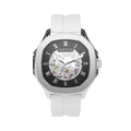 Legacy Silver with White Silicone