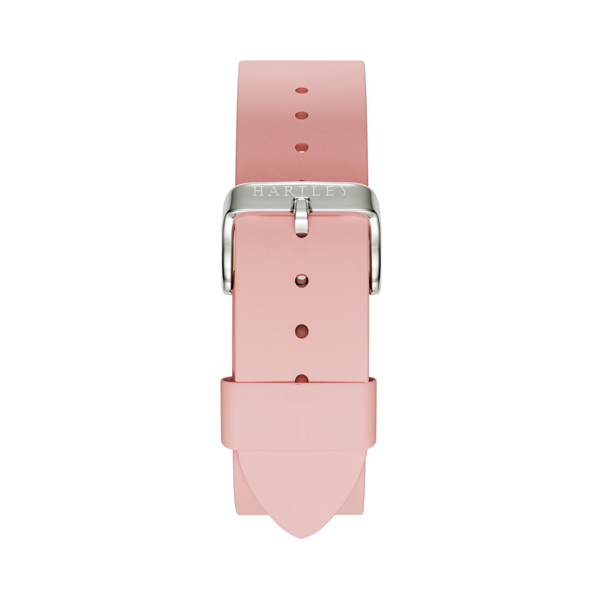 PINK LEATHER STRAP WITH SILVER BUCKLE